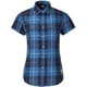 WOMENS SS TARTAN SHIRT 422840 B01 ブルー Mサイズ [アウトドア シャツ レディース]