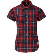 WOMENS SS TARTAN SHIRT 422840 レッド Mサイズ [アウトドア シャツ レディース]