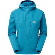 ウィメンズ エコー フーデッド ジャケット WOMEN’S ECHO HOODED JACKET 414178 T43 タスマンブルー Lサイズ [アウトドア ソフトシェルジャケット レディース]