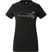 WOMENS BRITPOP TEE-CARABINER 424706 ブラック B02 XSサイズ [アウトドア カットソー レディース]
