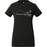 WOMENS BRITPOP TEE-CARABINER 424706 ブラック B02 Lサイズ [アウトドア カットソー レディース]