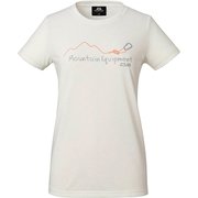 WOMENS BRITPOP TEE-CARABINER 424706 ホワイト W01 XSサイズ [アウトドア カットソー レディース]