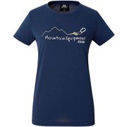 WOMENS BRITPOP TEE-CARABINER 424706 インディゴ I00 Mサイズ [アウトドア カットソー レディース]