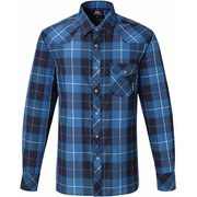 LS Tartan Shirt 421849 B01 ブルー Lサイズ [アウトドア シャツ メンズ]