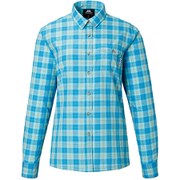 Ws LS Square Bottom Shirt L B01 ブルー [アウトドア シャツ]