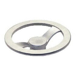 イマオ ハンドル ステンレスツースポークハンドル車(加工付) NSTH125-K14