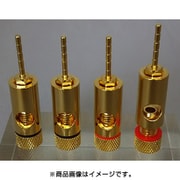 手締金メッキバナナプラグ4個入 LJ-PinB(G)