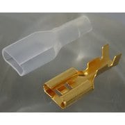 オーディオ用メス金メッキファストン端子6.3mm(8個入) F-205(f)G