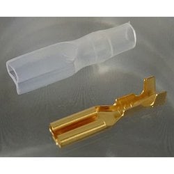 オーディオ用メス金メッキファストン端子2.8mm(8個入) F-110(f)G