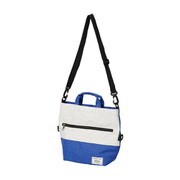 Lecce ショルダートート Bicolor S ブルー/アイボリー