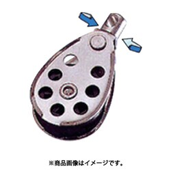 PBS-35 [水本 プーリーブロック スイベル付き 使用ロープ径8～10mm （849-2146） 1個]