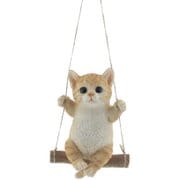 スウィングキャットこども（茶トラ白） QY-123Y