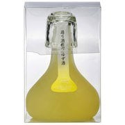 造り酒屋のゆず酒 アラジンボトル 300ml グラス付 [リキュール]