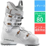 EDGE LYT 80 W 609255 WHITE COPPER 24cm [22-23モデル スキーブーツ レディース]