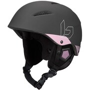 B-STYLE AA31903 Matte Black & Violet Mサイズ（54-58cm） [スキーヘルメット]