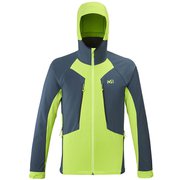 TOURING SHIELD EXTREME HOODIE MIV8513 9066ACID GREEN/ORION BLUE Mサイズ（日本：Lサイズ） [スキーウェア ジャケット メンズ]