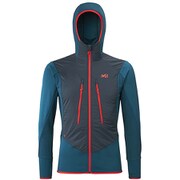 EXTREME RUTOR ALPHA COMPO HOODIE MIV7932 9067 ORION BLUE/COSMIC BLUE Sサイズ（日本：Mサイズ） [スキーウェア ミドルウェア メンズ]