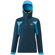 TOURING SHIELD HOODIE W MIV8071 9060ORION BLUE/LIGHT BLUE Sサイズ（日本：Mサイズ） [スキーウェア ジャケット レディース]