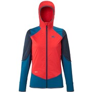TOURING SPEED XCS HOODIE W MIV8073 9059FIRE / COSMIC BLUE XSサイズ（日本：Sサイズ） [スキーウェア ミドルウェア レディース]