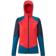 TOURING SPEED XCS HOODIE W MIV8073 9059FIRE / COSMIC BLUE Lサイズ（日本：XLサイズ） [スキーウェア ミドルウェア レディース]