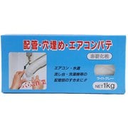 配管穴埋めパテ 1kg ライトグレー