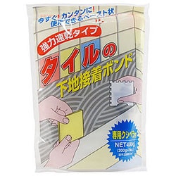 家庭化学 タイルの下地接着ボン 400g ヘラツキ