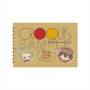 文豪ストレイドッグス×サンリオデザインプロデュース クロッキーブック 国木田＆江戸川 [キャラクターグッズ]