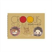 文豪ストレイドッグス×サンリオデザインプロデュース クロッキーブック 芥川＆中原 [キャラクターグッズ]