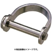 PSW-3 [水本 ステンレス リベット式シャックル(幅広タイプ) 長さ17mm内幅16mm 1個]