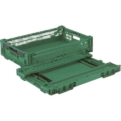 RS-BM24S [リス RSコンテナーRS-BM24S(薄型折りたたみコンテナーワンタッチ) 緑]
