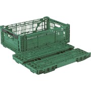 RS-BM38S [リス RSコンテナーRS-BM38S(薄型折りたたみコンテナーワンタッチ) 緑]
