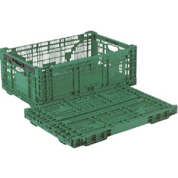 RS-BM44S [リス RSコンテナーRS-BM44S(薄型折りたたみコンテナーワンタッチ) 緑]