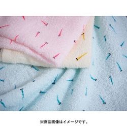 メダカシリーズ からーめだか 29cm×41cm イエロー ウォッシュタオル 15-2011020