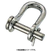 RSW-8 [水本 ステンレス ワリピン式半丸シャックル 長さ33mm内幅17mm 1個]