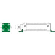 CKD 軸方向フート形支持金具 S1-LB-100