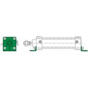 CKD 軸方向フート形支持金具 S1-LB-80