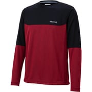 HEAT NAVI MESH L/S C TOMOJB56 （DRBK）ダークレッド/ブラック XLサイズ [アウトドア カットソー メンズ]