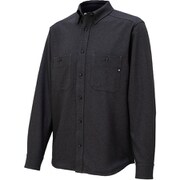 DRY WORK L/S SHIRT TOMOJB77 ダークチャコール Lサイズ [アウトドア シャツ メンズ]