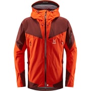 ロック スパイア ジャケット ROC SPIRE JACKET MEN 604357 4DJ_HABANERO/MAROON RED Sサイズ [アウトドア ジャケット メンズ]