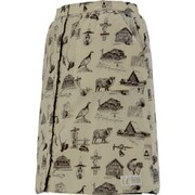 WS REVERSIBLE PADDING SKIRT TOWOJE97YY ブラック/ビスコッティ Lサイズ [アウトドア スカート レディース]