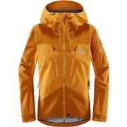 スピッツ ジャケット SPITZ JACKET WOMEN 604480 4D7 CLOUDBERRY DESERT YELLOW Mサイズ [アウトドア防水ジャケット レディース]