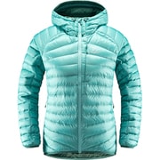 エッセンス ダウン フード ESSENS DOWN HOOD WOMEN 604096 4DHグリーン Sサイズ [アウトドア ダウンジャケット レディース]