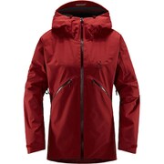 キオーネ ジャケット KHIONE JACKET WOMEN 604117 4D4 レッド Mサイズ [アウトドア防水ジャケット レディース]