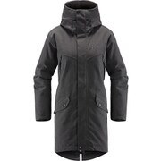 シルヤン パーカ SILJAN PARKA WOMEN 603882 2PDブラック Sサイズ [アウトドア カットソー レディース]