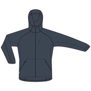 バンジー フード BUNGY HOOD WOMEN 604073 4D8ブルー Mサイズ [アウトドア 長袖パーカー レディース]
