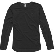 アクティブス ウール ラウンドネック Actives Wool Roundneck Women 604055 2C5_TRUE BLACK XSサイズ [アウトドア アンダーウェア レディース]