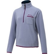 WS LATTICE PATTERN FLEECE L/S ZIP TOWOJL45 ラベンダー XLサイズ [アウトドア フリース レディース]