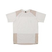 ハイブリッド ティー ショートスリーブ Hybrid T SS Men 930714 J10_White/Beige Mサイズ [アウトドア カットソー メンズ]