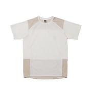 ハイブリッド ティー ショートスリーブ Hybrid T SS Men 930714 J10_White/Beige Sサイズ [アウトドア カットソー メンズ]