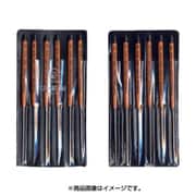 SA012-04 [ツボサン 組ヤスリ 12本組 三角 油目 （852-8696） 12本入り]